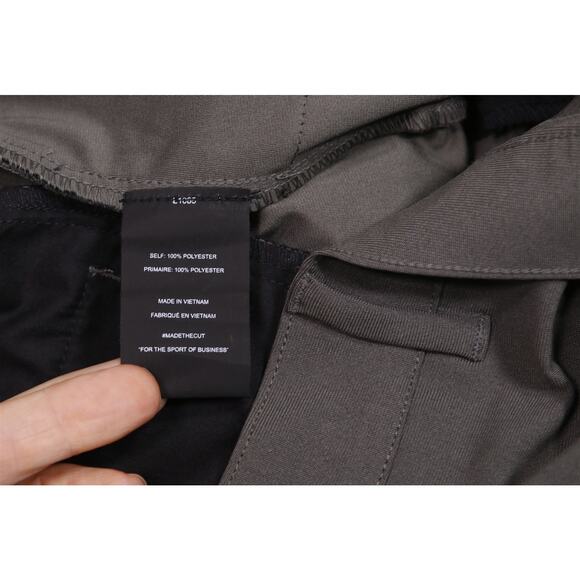 Cuts Clothing Mens AO Joggers Light Olive Flat Front Pants Large - Picture 7 of 7